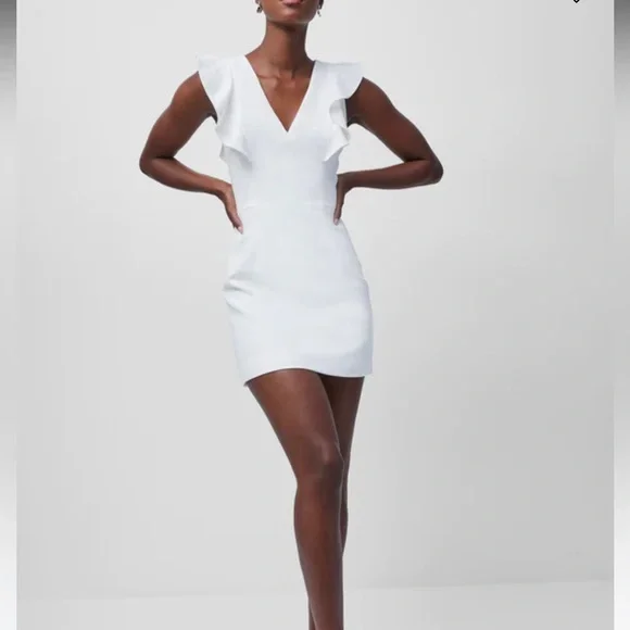 simkhai holloway mini dress SIMKHAI Women's Holloway Embroidered Mini Dress in White, Lace, Size 6